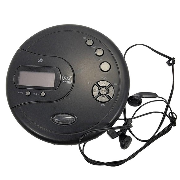 GPX Personal CD Player W/ FM Radio PC332B RS Comes W/ Ear Plugs - Picture 1 of 10